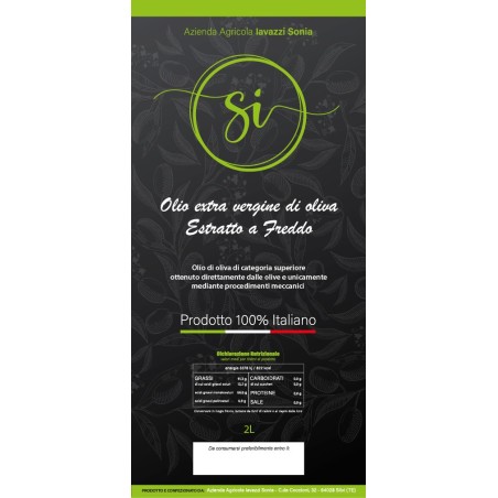 Olio extra vergine di oliva estratto a freddo 2L