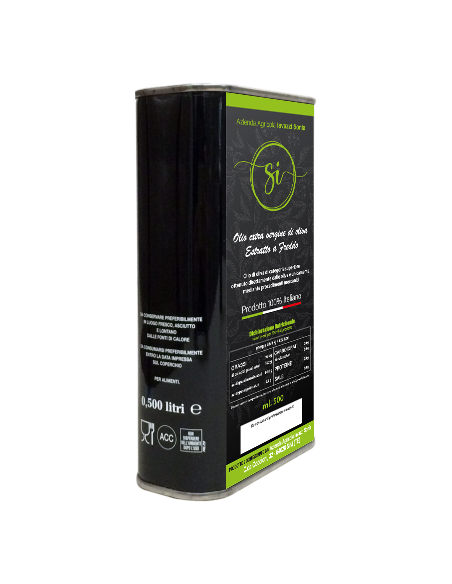 Olio extra vergine di oliva estratto a freddo 500ml